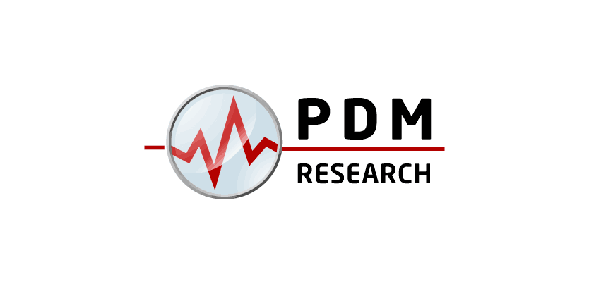 Entwicklung eines Logos durch pixel & prints für den spezialisten für Marktanalyse PDM Research aus Bremen